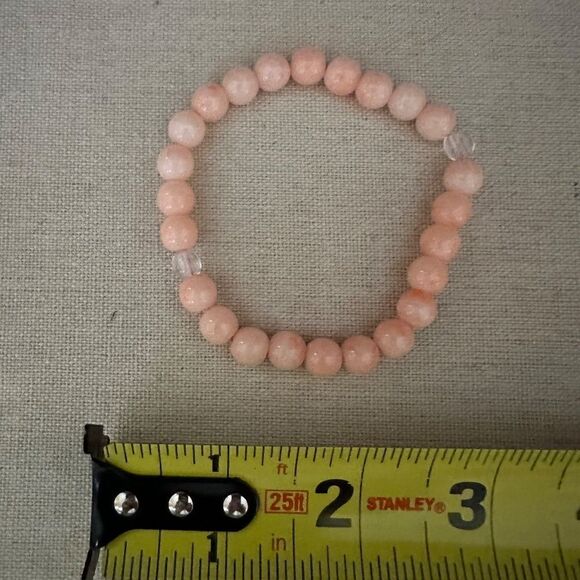 Set of 3 beaded stones with silver accent - set of 3 - Picture 5 of 8